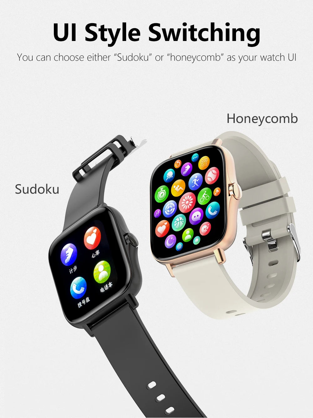 2025 Men Smart Watch Fitness Clock Sports Heart Monitor Smartwatch Bluetooth Call Music Playback 1.83'' Watches for Women Xiaomi