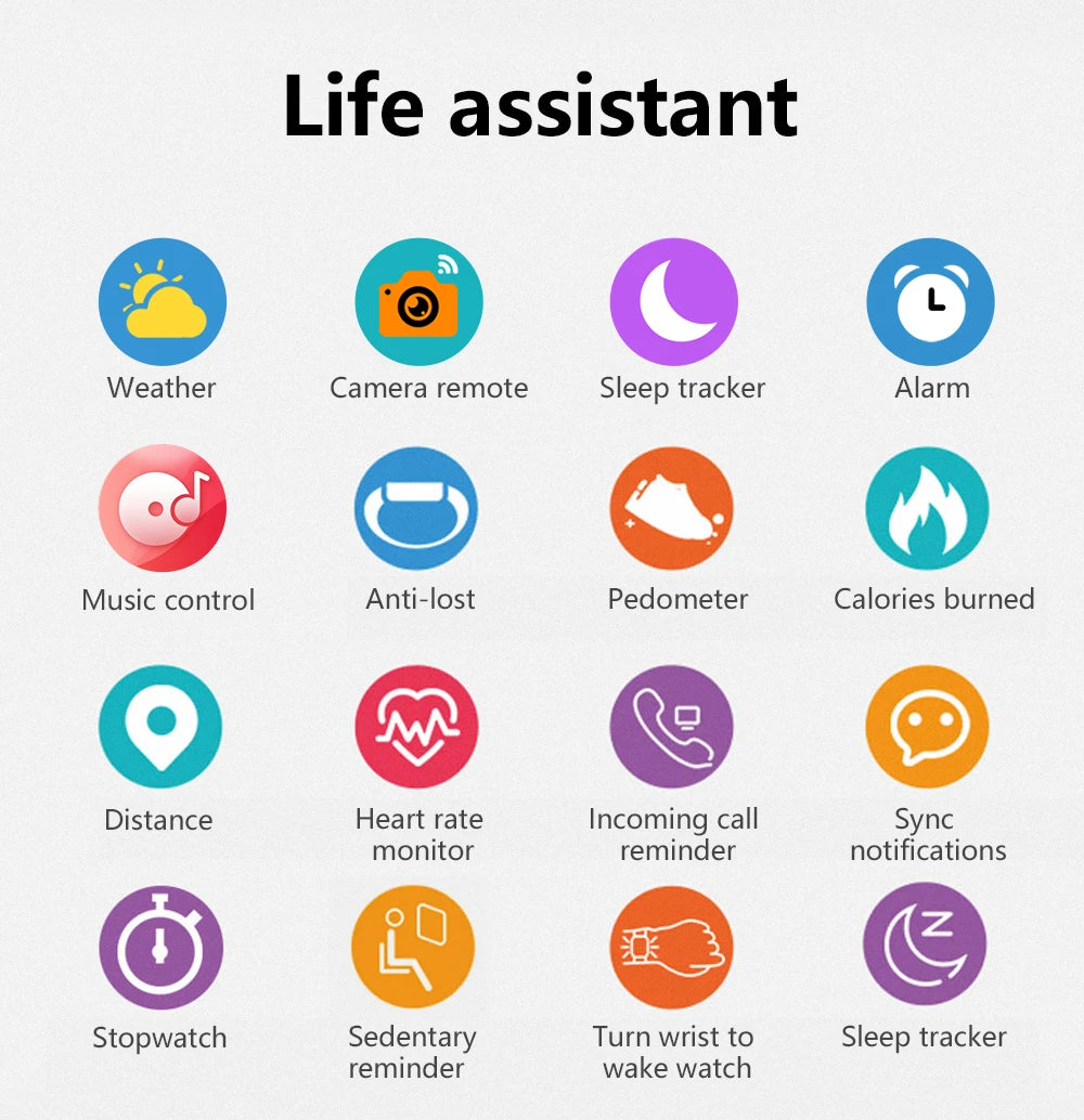 2025 Men Smart Watch Fitness Clock Sports Heart Monitor Smartwatch Bluetooth Call Music Playback 1.83'' Watches for Women Xiaomi