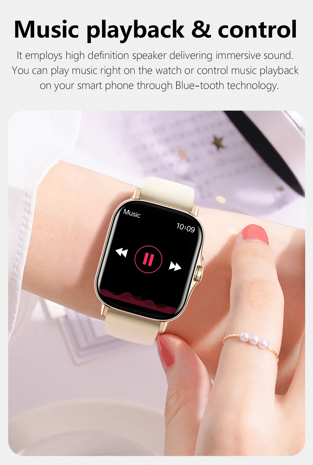 2025 Men Smart Watch Fitness Clock Sports Heart Monitor Smartwatch Bluetooth Call Music Playback 1.83'' Watches for Women Xiaomi