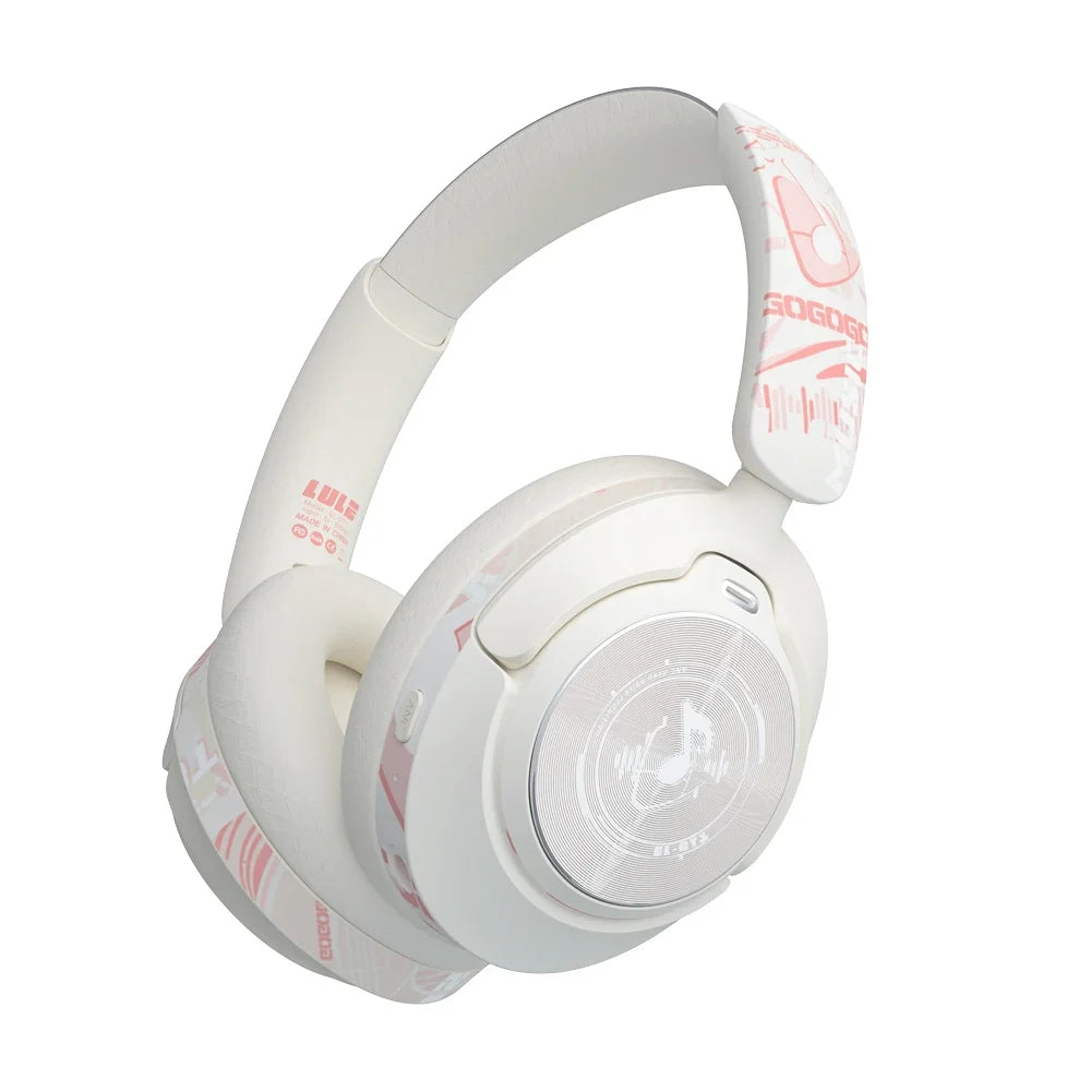 2025 Fashion ANC Hybrid Active Noise Cancelling Wireless Bluetooth 5.4 Headphones With Mic Over Ear Headset With Hifi Deep Bass
